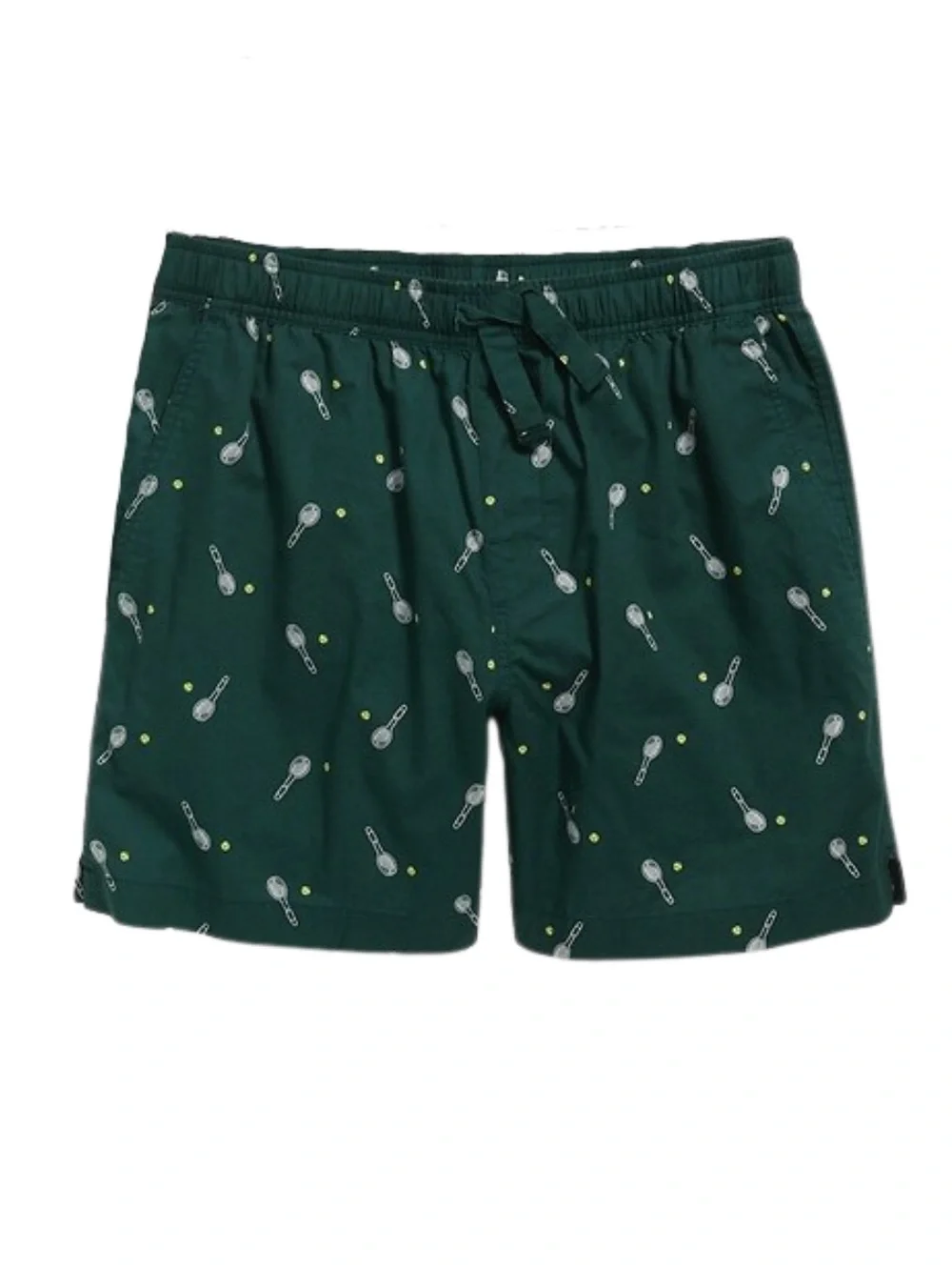 NWOT Old Navy Tennis Print Forest Green Pajama Shorts